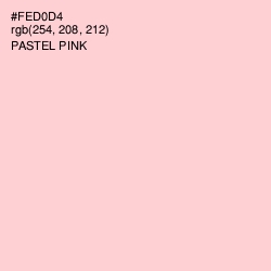 #FED0D4 - Pastel Pink Color Image